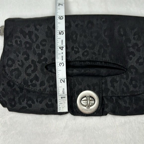 Baggalini Black Clutch Handbag Animal Print - Picture 8 of 8